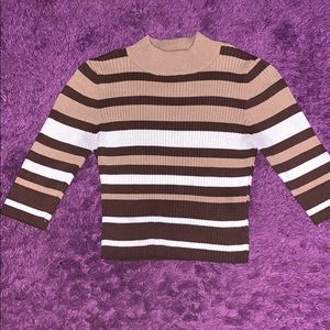 Turtle Neck Crop top Shirt